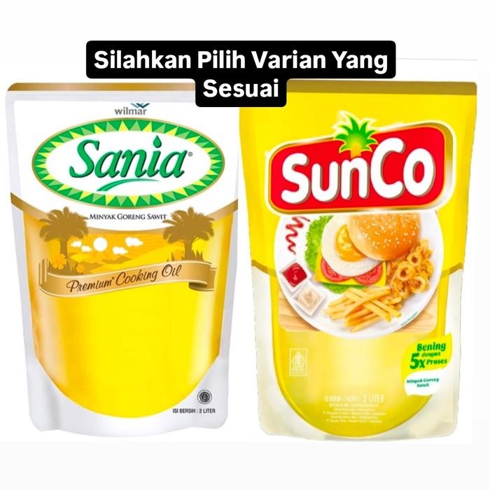

[Dijual]Minyak Goreng Sania 2L bening premium - Sania 1LTerlaris