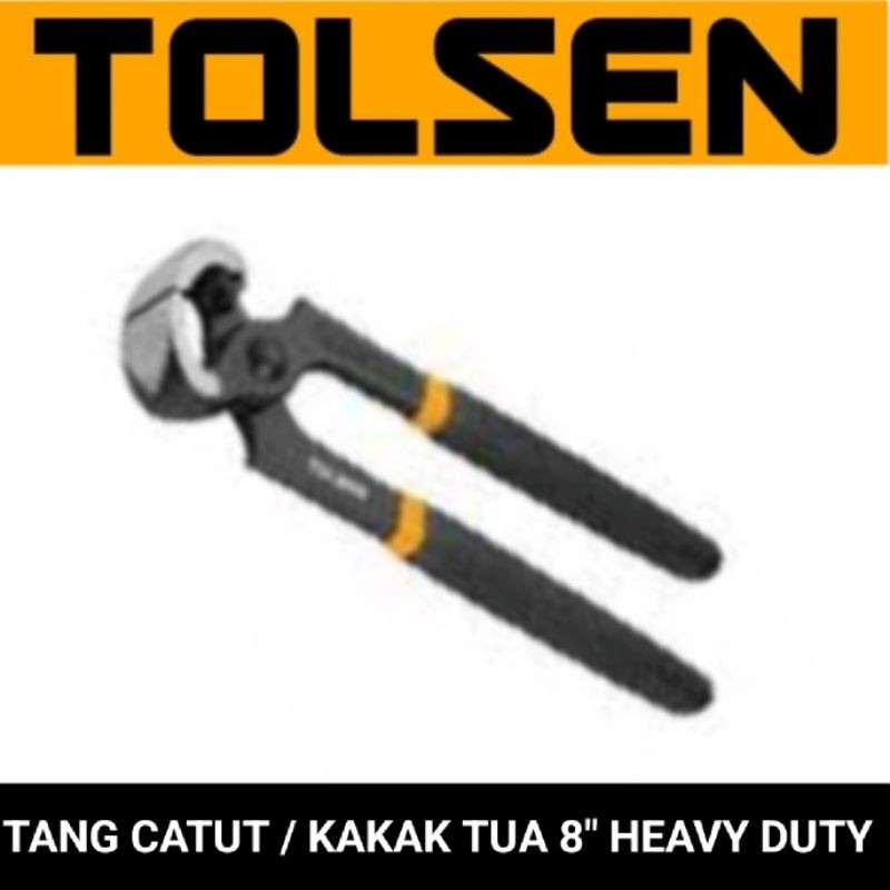 tolsen tang catut kakak tua kepala besar 8"(200mm) / 10045RUSTY