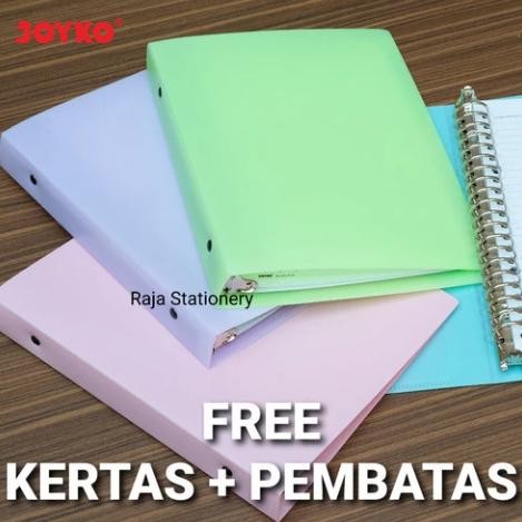

R P e Joyko Binder Note A5 B5 PASTEL / Buku Tulis Catatan Binder Joyko A5 B5 - A5
