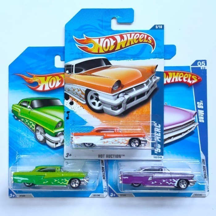 Hotwheels 56 Merc 1 set 3 pcs open kap mesin HW