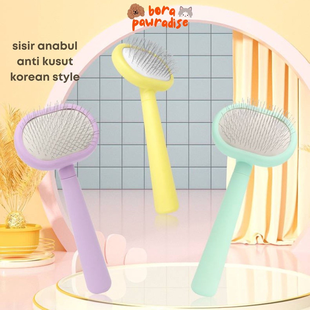Slicker Brush Anjing / Slicker Brush Kucing / Sisir Bulu Anjing / Sisir Bulu Kucing