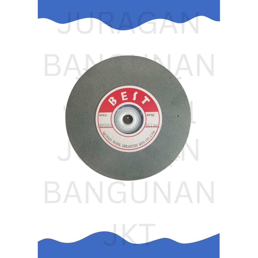 BATU GERINDA DUDUK / GRINDING WHEEL BATU ASAH POLES BEST 6 INCH GRIT 100 MURAH