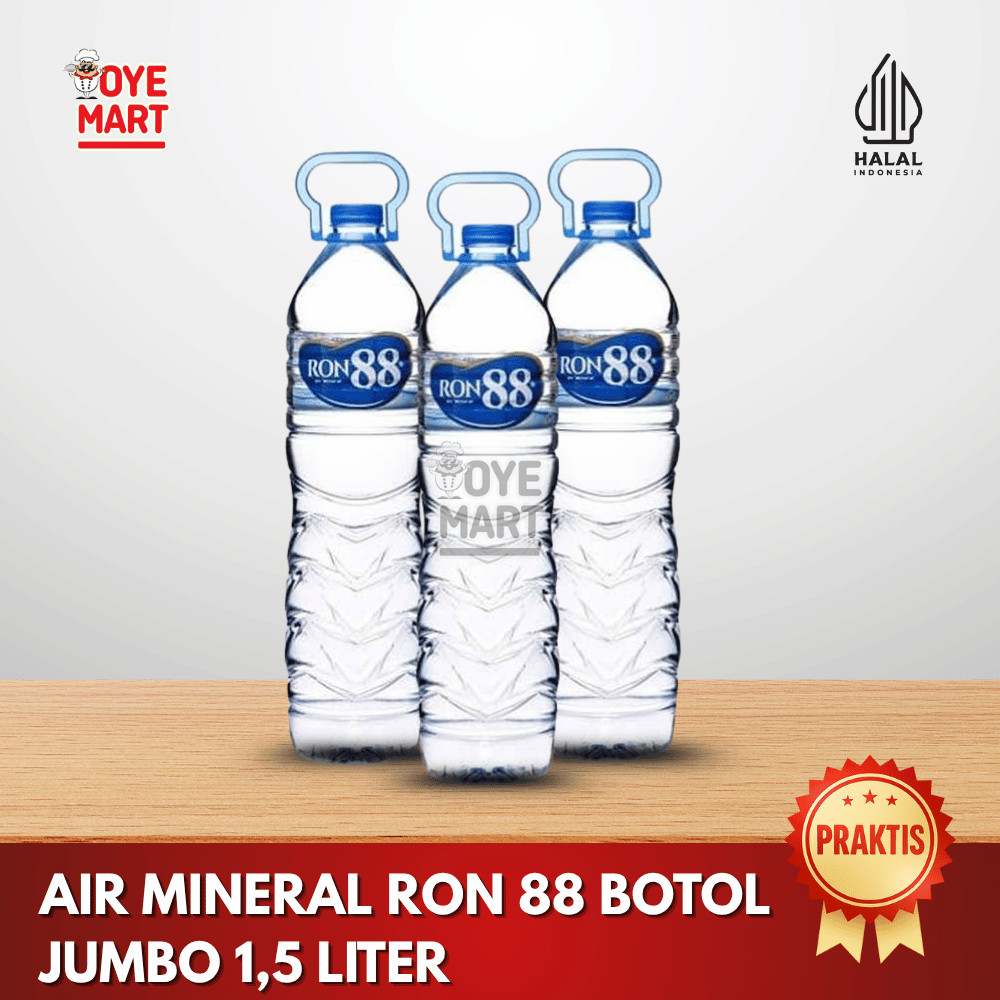 

AIR MINERAL RON 88 BOTOL JUMBO 1,5 L