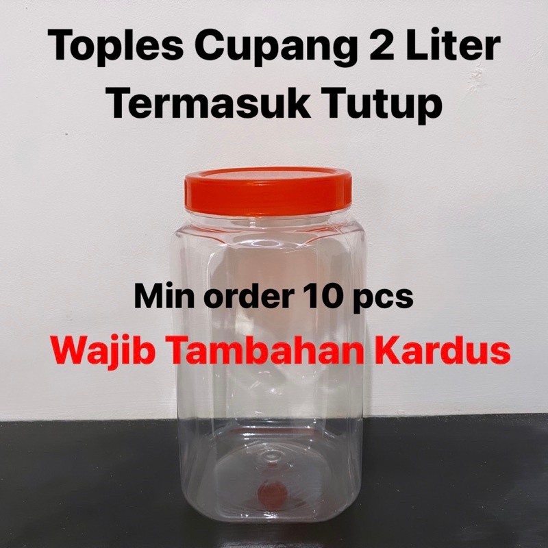 Toples Cupang 2 Liter + Tutup