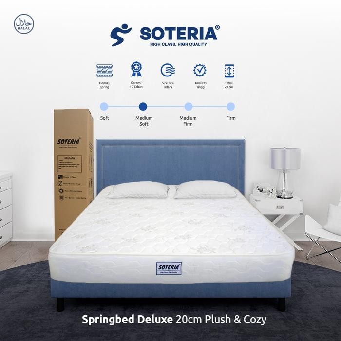 Kasur Spring Bed Matress Box Anti Nyeri Mix Garansi 10Thn SOTERIA - 80X200X15 CM