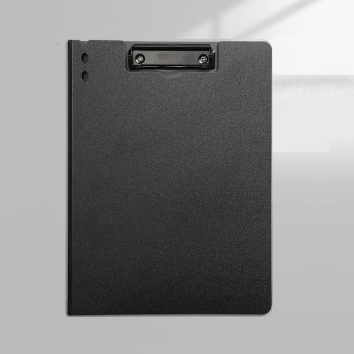 

ANDMA Map Folder Papan Jalan A4 File Clipboard Jepit Vertikal Papan Ujian - Hitam