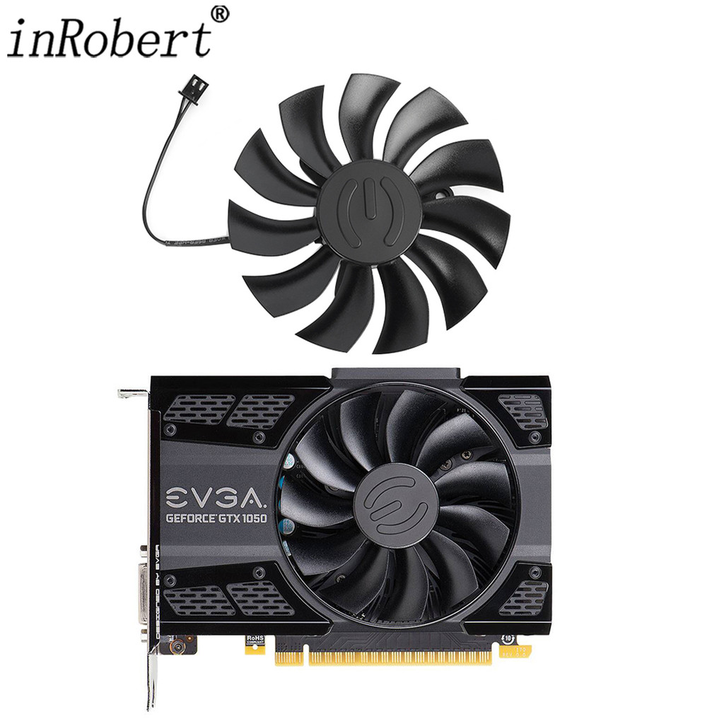 New 85mm PLA09215S12L 2pin GTX 1050 Ti Video Card Fan with Case For EVGA GTX 1050 Ti Graphics Card R