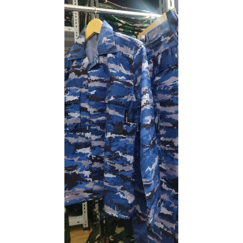 1 STEL SERAGAM PDL SBP TNI AU SRITEX PRODUKSI WARNA JATAH TNI AU