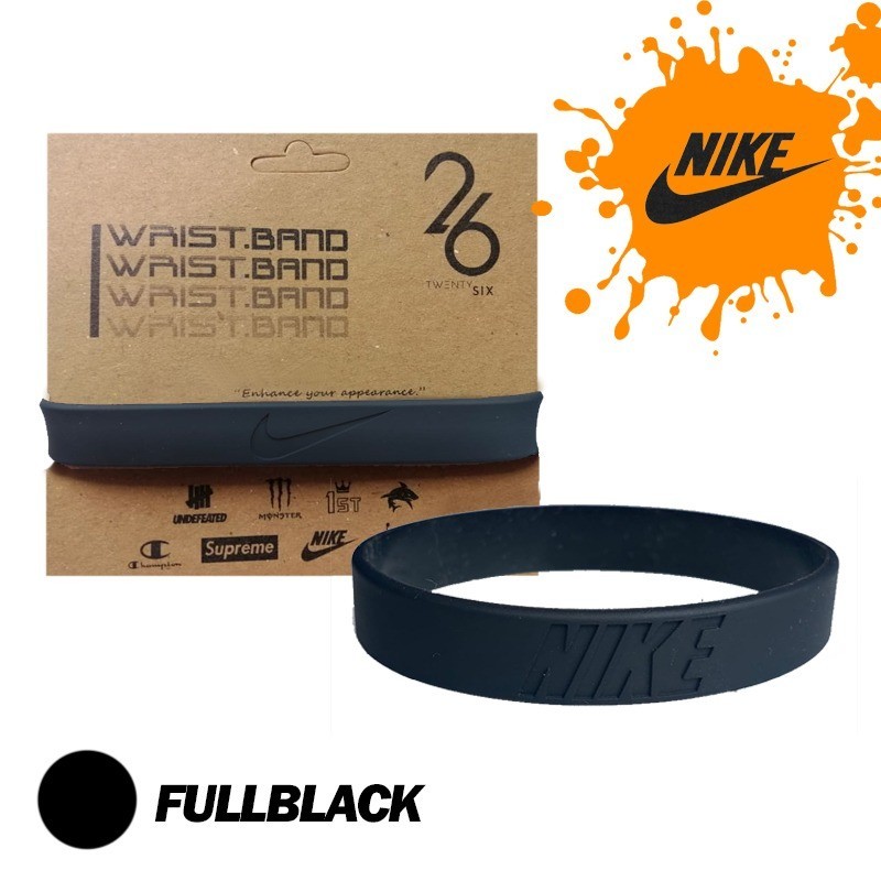 NIK3 GELANG TANGAN PRIA - GELANG KFARET NIK3 SPORT ORIGINAL FASHION NIK3 fullblack