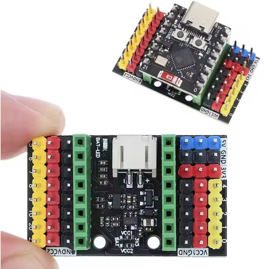 ESP32-C3 I/O EXPANSION SHIELD ESP32-C3 | BASE PLATE EXTANSION SHIELD FOR ESP32 C3 Supermini
