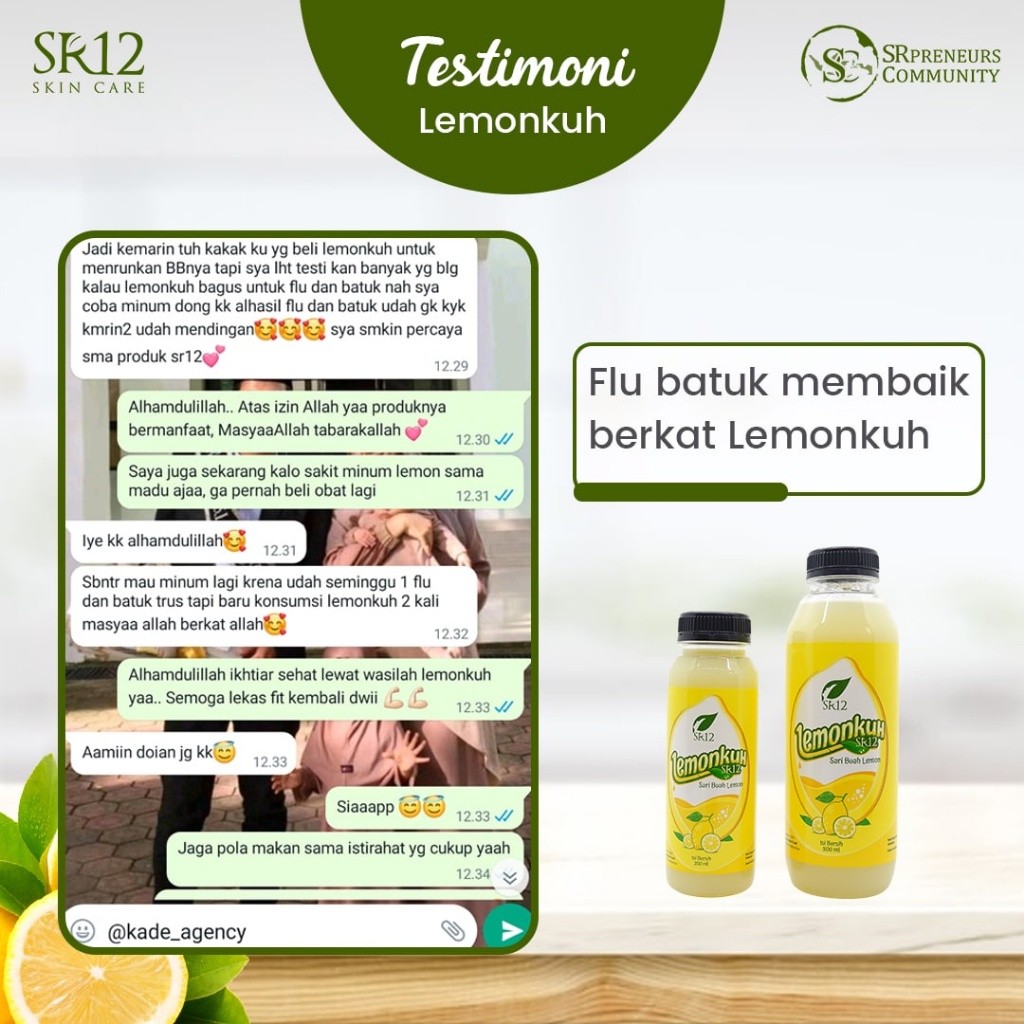 

SR12 Lemonkuh Sari Buah Lemon Asli Herbal