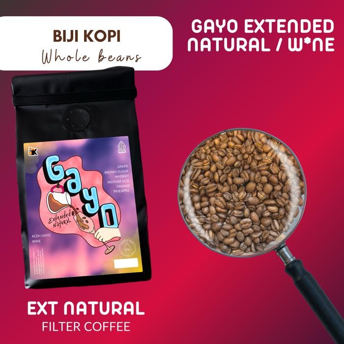 

Premium Kopi Arabika Gayo Wine 250gr - Biji Kopi, 200g