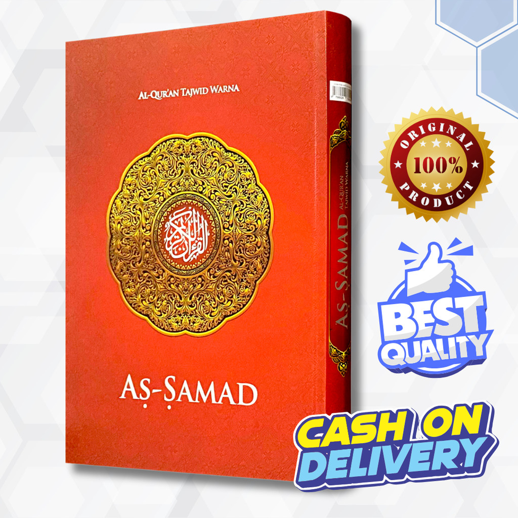 Alquran As Samad A4 besar Mushaf tajwid warna non terjemah