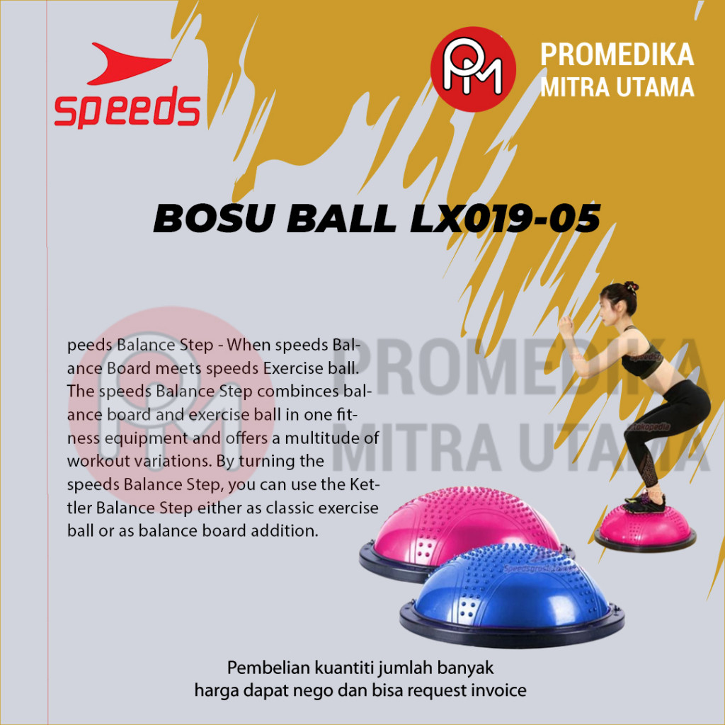 Balance Step speeds ORIGINAL / Bosu Ball speeds LX 019-5 ORIGINAL