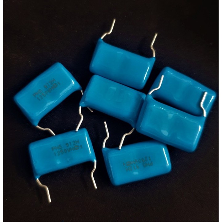 JM99 Capacitor Mylar Atau Kapasitor Milar PHS 912H 912 H 0.091uF 1250V