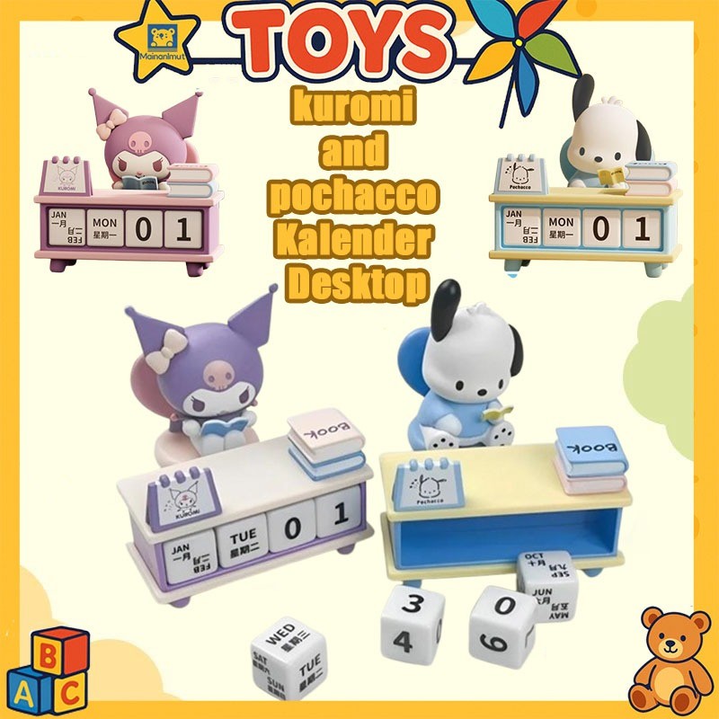 

NEW 【Mainanlmut】Sanrio Kuromi Pochacco Ornamen Seri Kalender Meja Ornamen Dekorasi Desktop Yang Lucu Cocok Untuk Hadiah Anak Laki-Laki Dan Perempuan PREMIUM