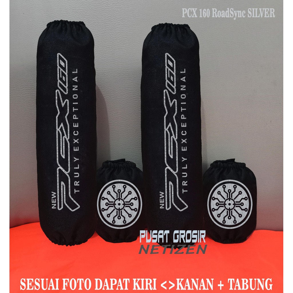 2 set sepasang sarung shock belakang motor PCX 160 RoadSync cover shock belakang pcx160 pcx 150 abs 