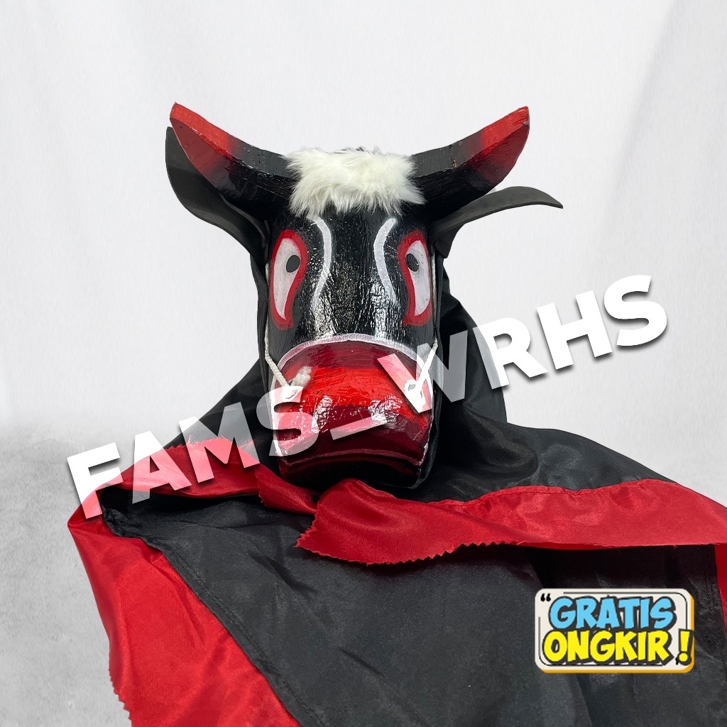 Terbaru  Bantengan Anak Plus Kain. Mainan Viral Bantengan Mberot. Banteng Suro. Mberot