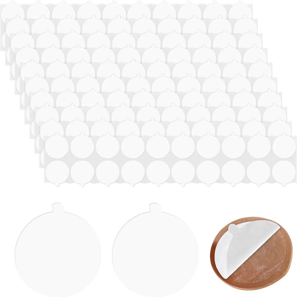 

Double Sided Adhesive Dots Wax Sticker for Wax Seal Stamp Kit, 300Pcs(15 Sheets) Removable Sticker Tape Dots Adhesive Wax Seal
