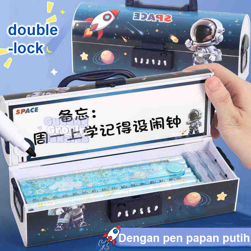

Kotak Pensil Multifungsi Motif Kartun Untuk Anak Laki-Laki /Transformer Password Pencil Case