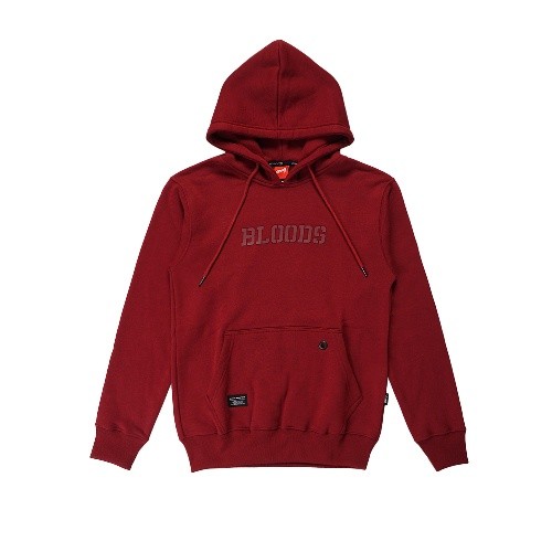 Bloods Series Sweater Hoodie Monoword 01 Maroon