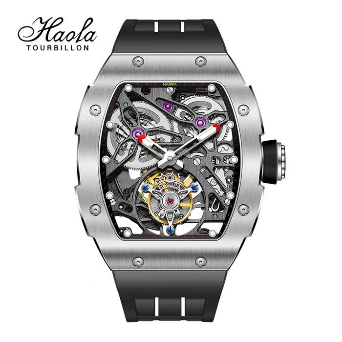 Haofa 1908 Tourbillon Stainless Steel Case