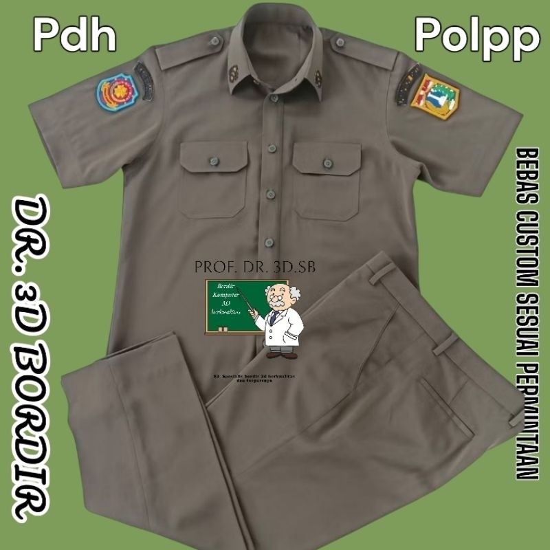 Seragam Baju PDH POL PP Pria dan Wanita Neww