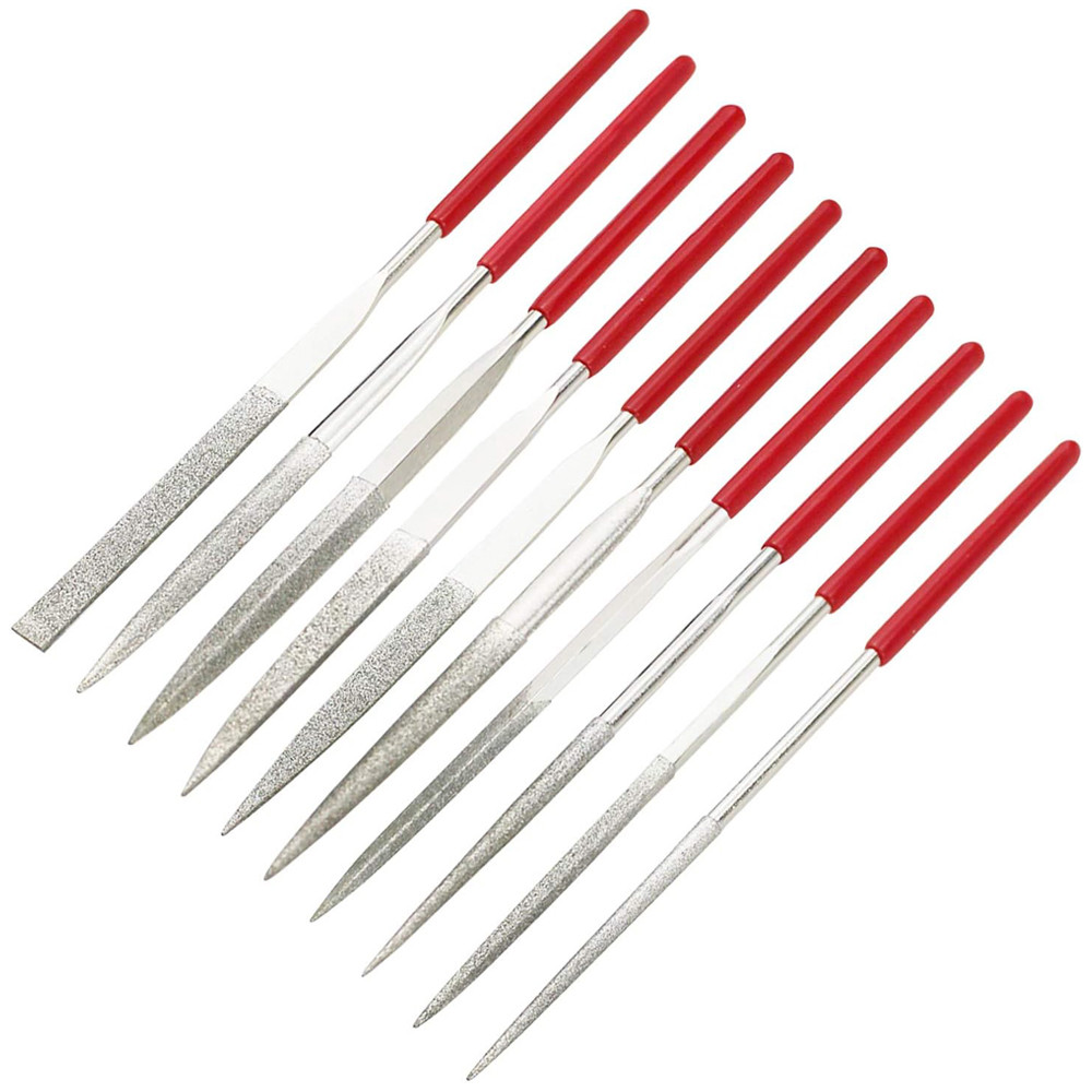 

10Pcs Diamond Needle File Set For Jewelry Metal Wood Ceramic Glass Stone Craft Sharping Working Hand Carving Tool