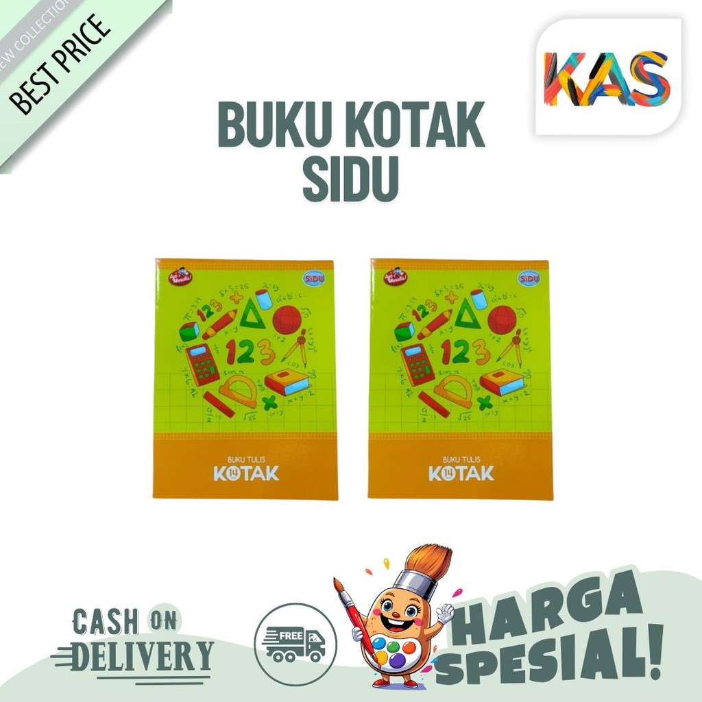 

Buku Tulis Kotak Kecil SIDU 38 Lembar Buku 10 mm 1 cm #SQ10 - SATUAN