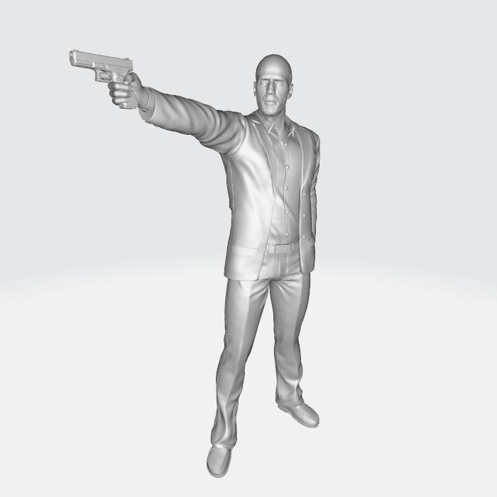 Diorama Figure Miniatur Fast and Furious  Deckard Shaw  Skala 64