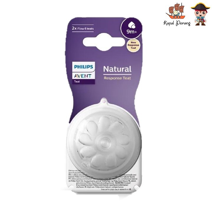 Philips Avent Natural Response Teat / Dot Botol Bayi 9m+