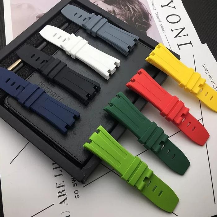 TALI JAM AP- AUDEMARS PIGUET/ ROYAL OAK SWISS MADE - Hijau muda