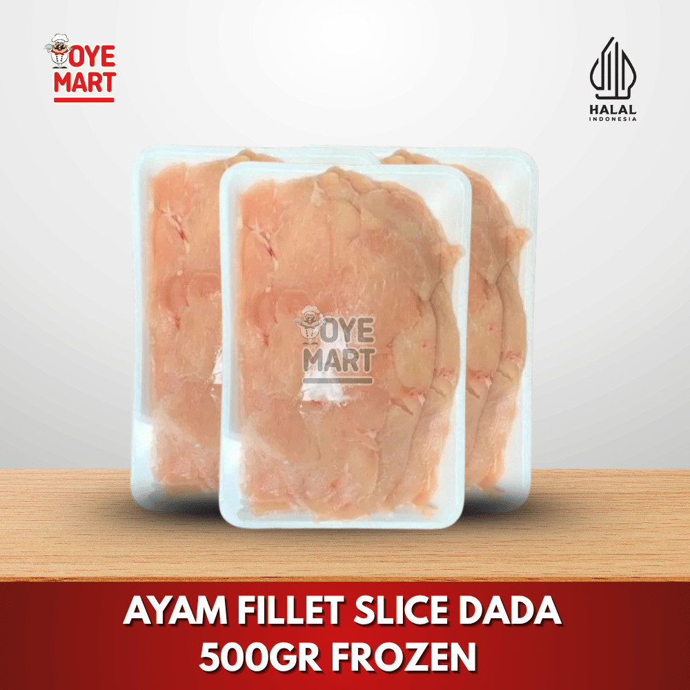 

AYAM SLICE DADA FILLET 500GR / DAGING AYAM FILLET FROZEN