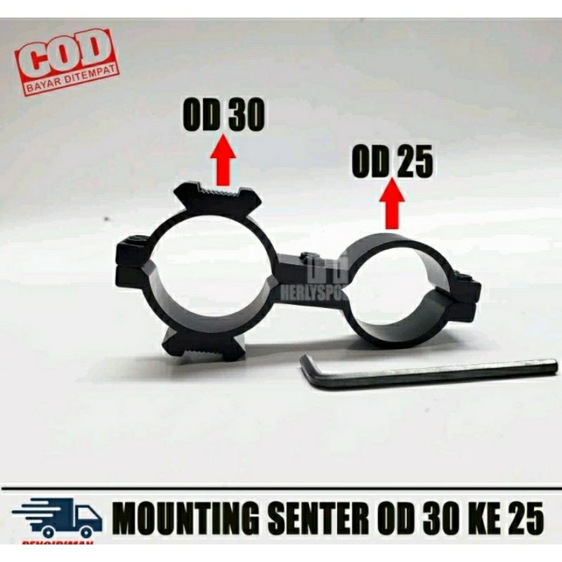 mounting laser/senter bracket senter/laser od25 od30 mounting angka 8 RS