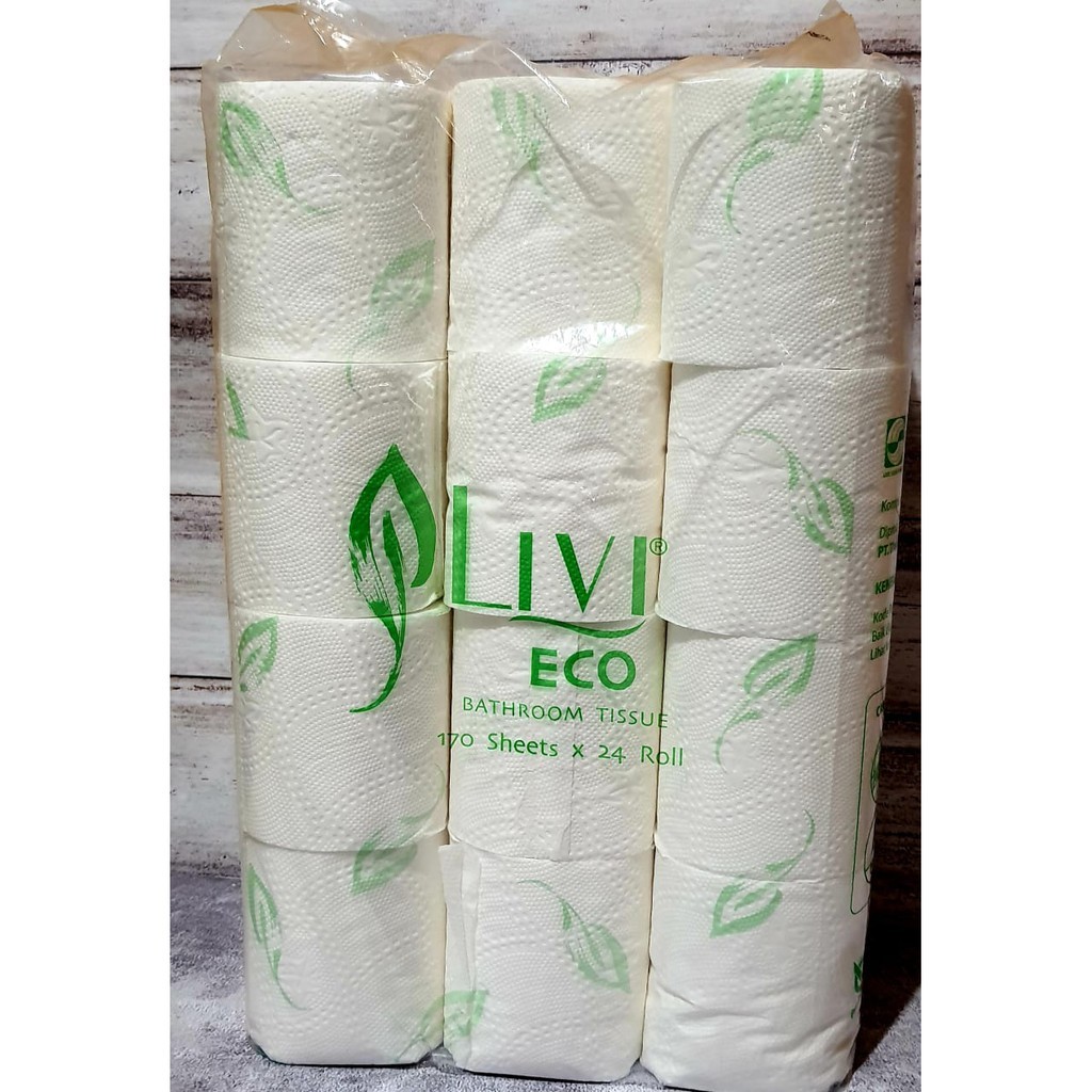 Livi Eco Toilet Roll 170s | Tissue Toilet | Tissue Roll |Tissue Gulung