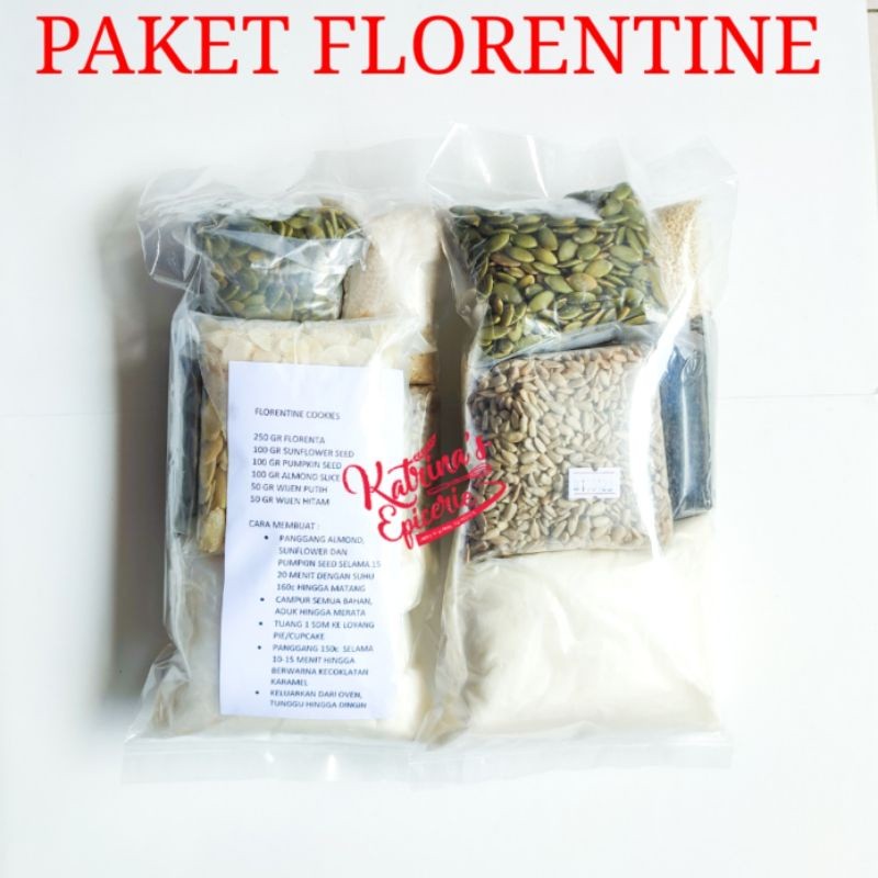 

Paket Florentine Cookies Almond Slice Wijen Hitam White Sesame Pumpkin Seed Kuaci Sunflower