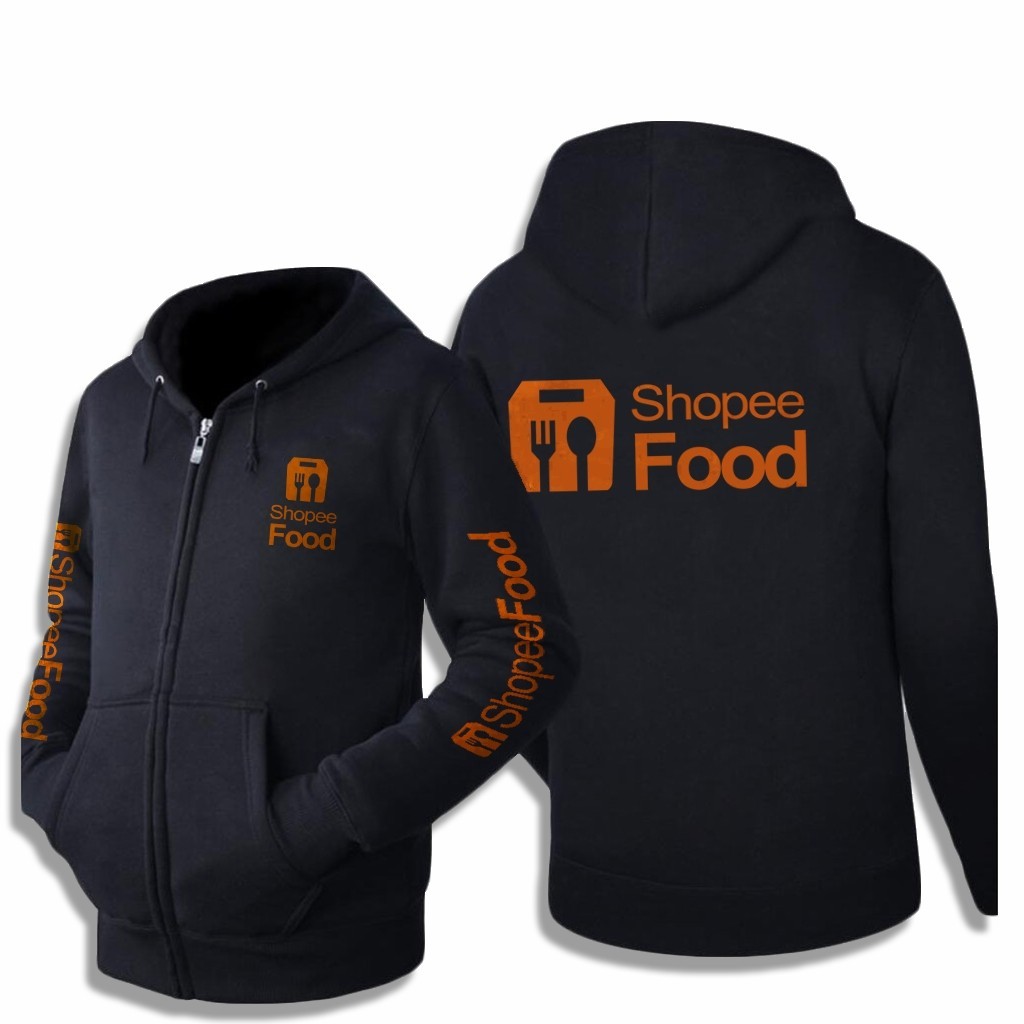 JAKET HODDIE DRIVER SHOPEE FOOD / JAKET SHOPEE PRIA WANITA -