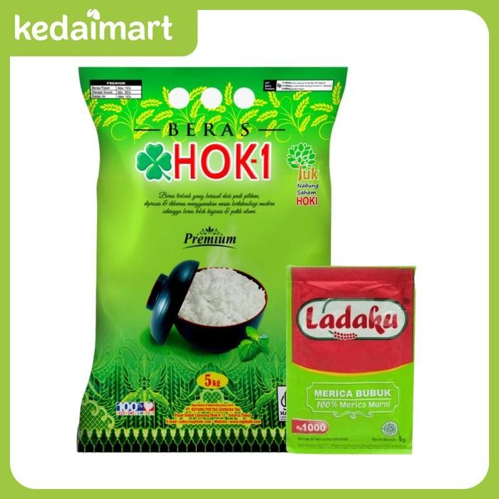 

KM Paket Beras Hoki 5 Kg dan Ladaku Merica Bubuk Pcs Terlaris