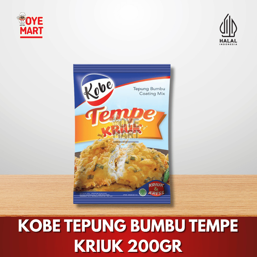 

KOBE TEPUNG BUMBU TEMPE KRIUK 200GR