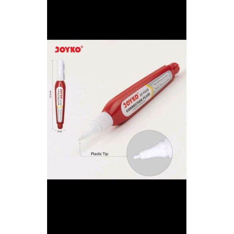 

Correction Fluid Joyko CF-P235 Cairan Koreksi Tip Ex Pulpen Tipe X - Pen Stabilo Penghapus Koreksi Kertas Spidol Joyko - Tipe-X Cair Ujung Plastik Presisi