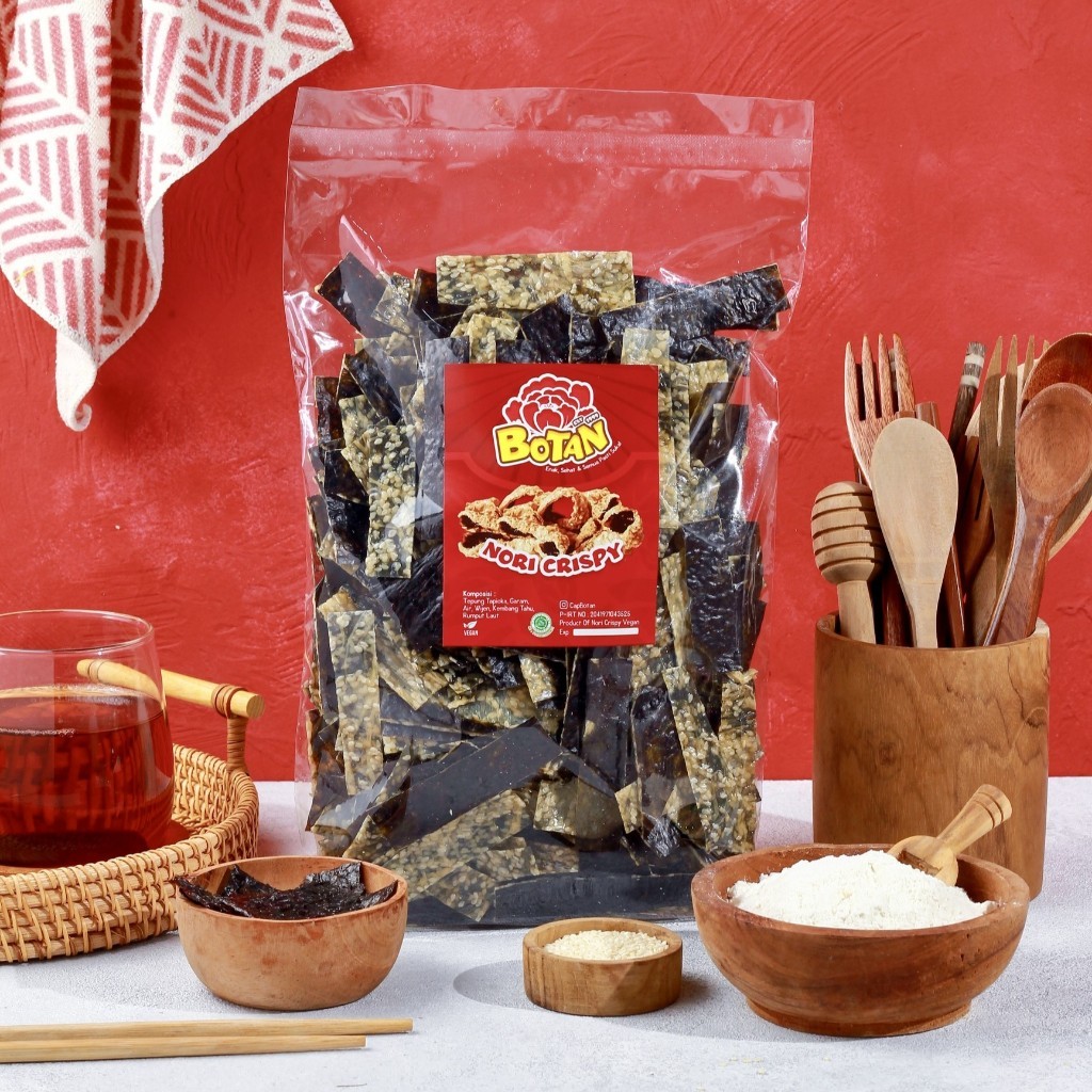 

Nori Crispy Vegan Mentah 500Gr