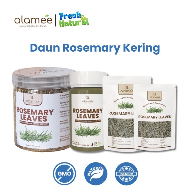 

ALAMEE Daun Rosemary Kering Dried Leaves Garnish Murni Asli Tanpa Campuran Bumbu Dapur fresh and natural