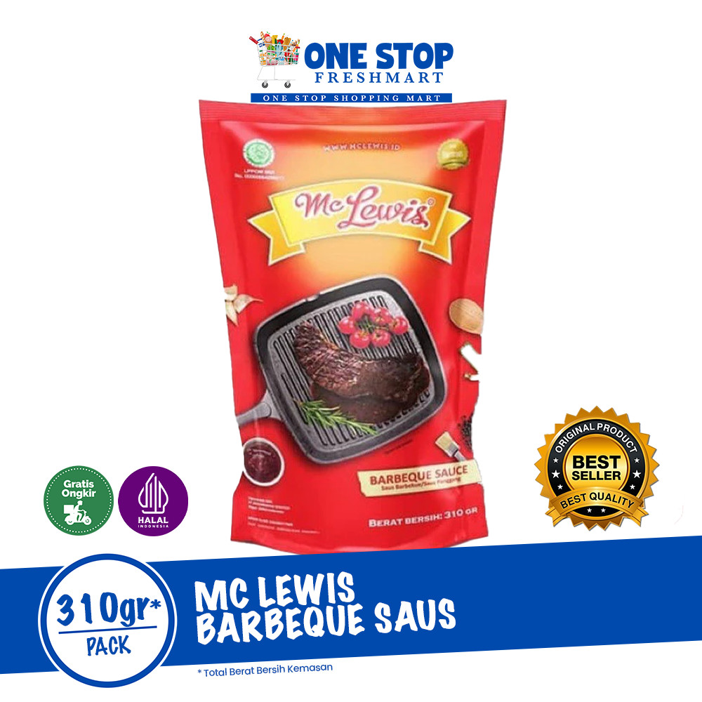 

MC LEWIS BARBEQUE SAUCE 310GR / MC LEWIS BBQ SAUCE 310GR