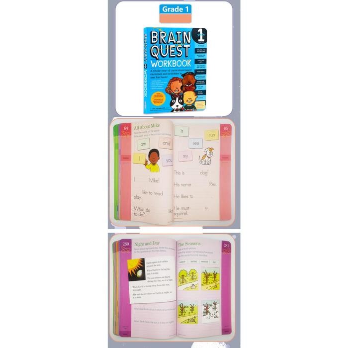 

Buku brain quest work book pre K kindergarden Grade 1, workbook brainq - Kinder kuning