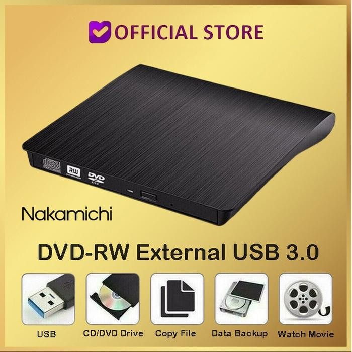 Nakamichi DVD-RW EXTERNAL USB 3.0 Mobile DVD-RW External