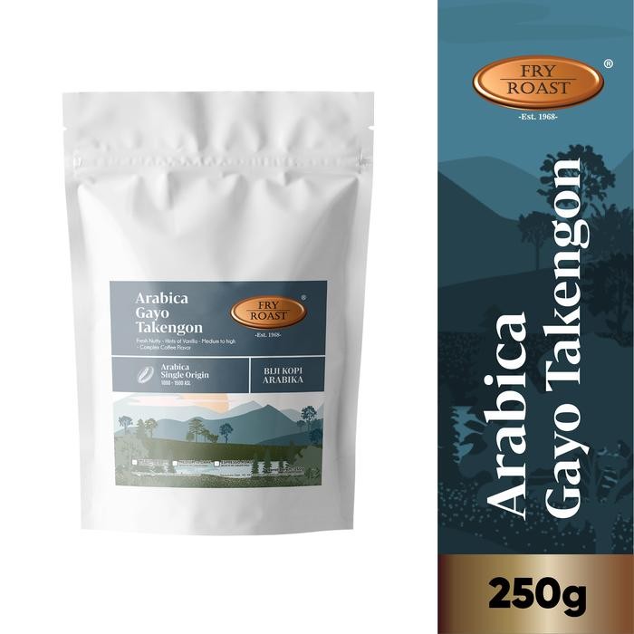 

KOPI ARABIKA ACEH GAYO TAKENGON (BIJI/BUBUK) 250 GRAM - BIJI, MEDIUM ROAST