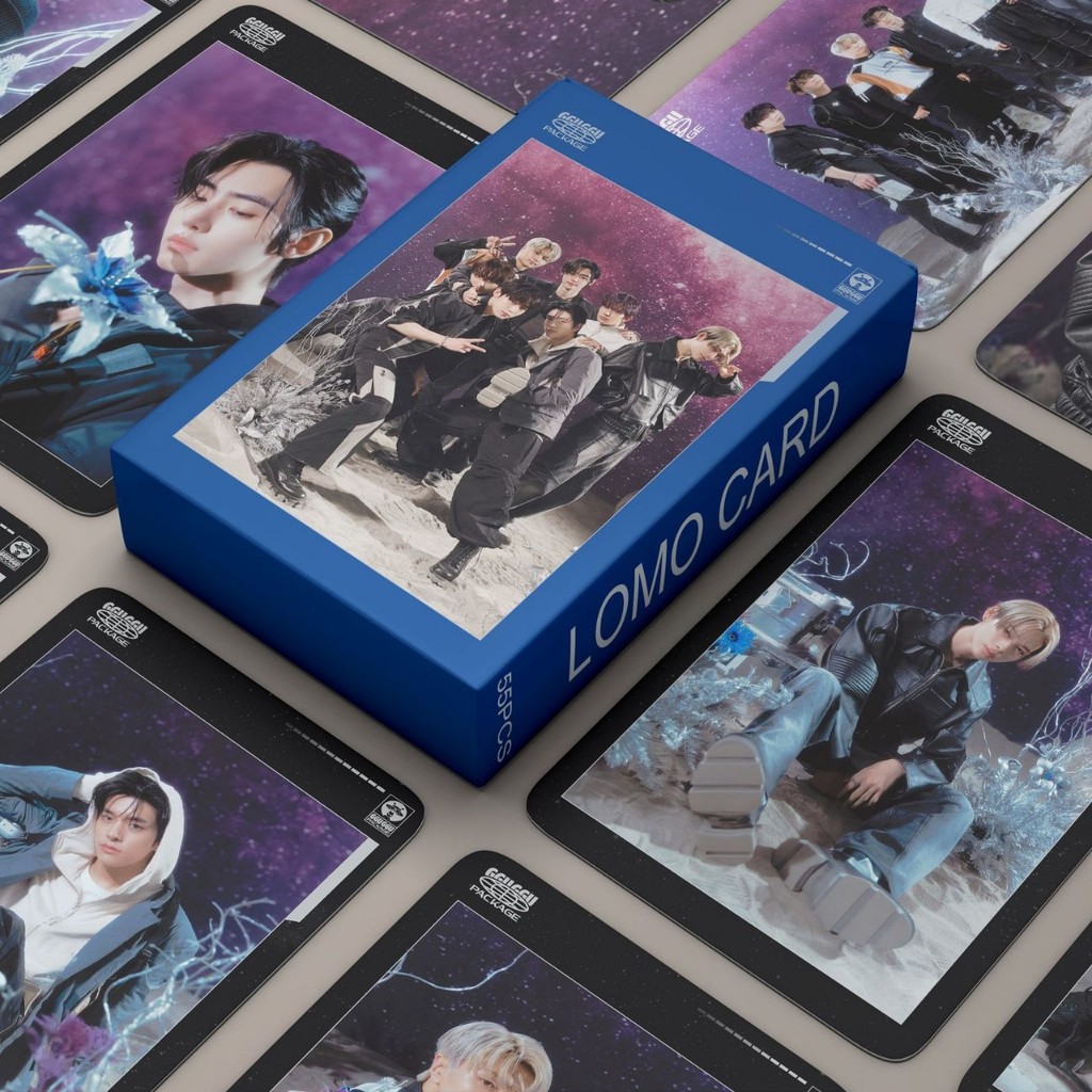 

95pcs Fan Made EN GGU GGU 2025 Support Small Card Stickers KPOP E-group Collection LOMO Card DIY Big Head Stickers