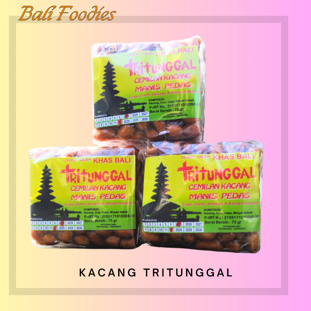 

Kacang Pedas Manis Tritunggal Bali