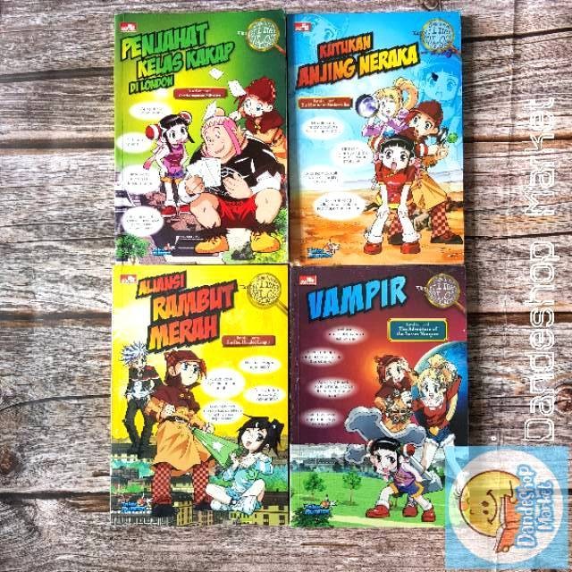 Buku Komik Berwarna sains experiment sherlock holmes