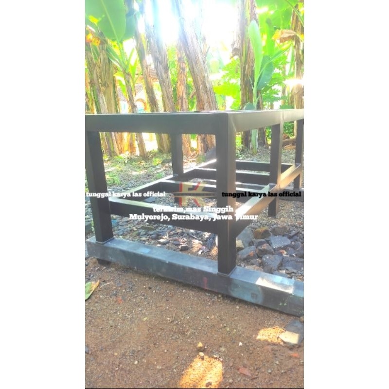 Rak Akuarium Besi Hollow Tempat Rak Aquarium Dudukan Meja Aquarium Besi Serbaguna Minimalis KokohCO